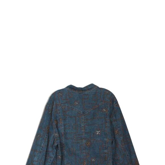 Vintage Ruby Rd Denim Shirt Jacket Embroidered Size 22W - Picture 5 of 8